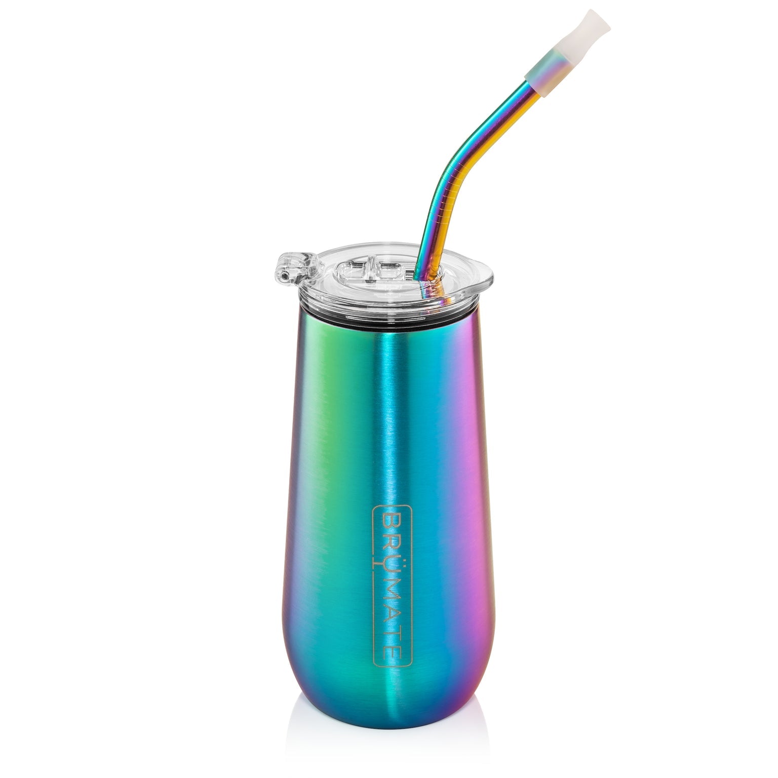 Champagne Flute Straw Lids (Black, Purple and Clear)