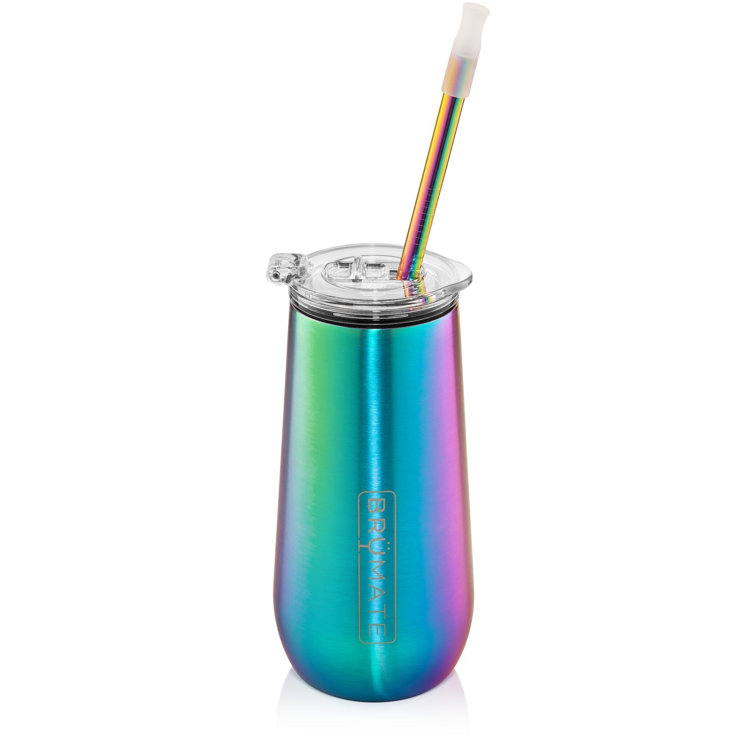 Champagne Flute Straw Lids (Black, Purple and Clear)