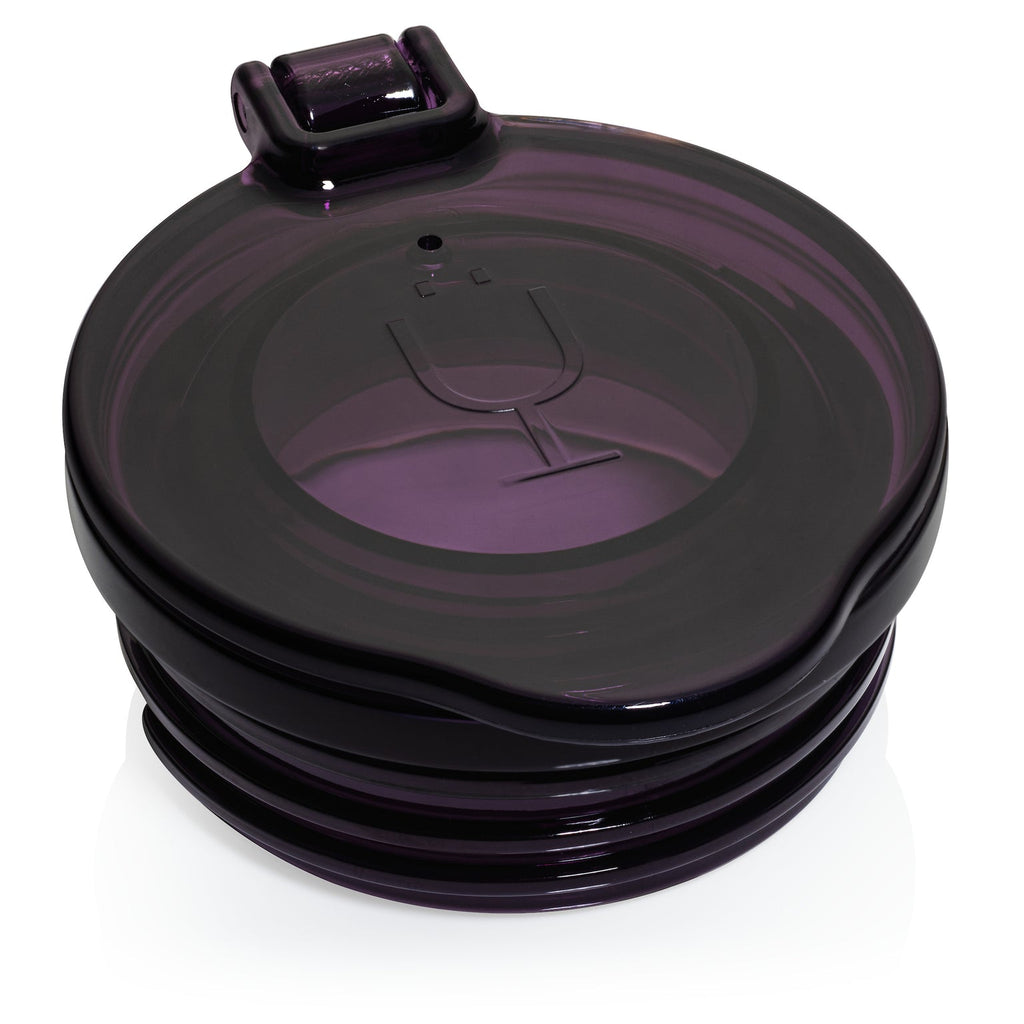 Champagne Flute Replacement Lids (Clear, Purple &amp; Black)