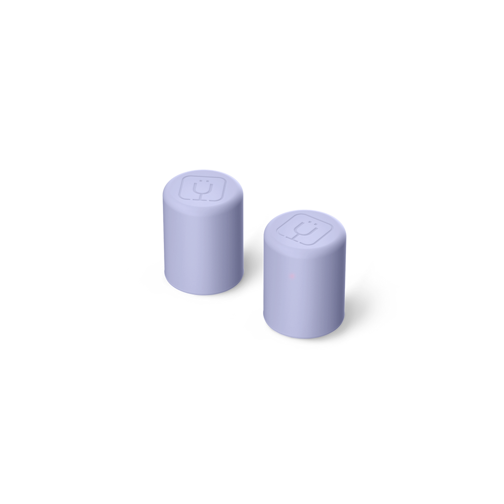 Magnetic Straw Cover Lavender | 2-Pack