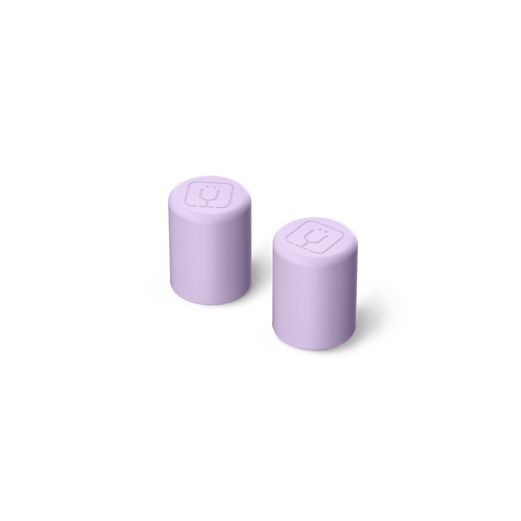 Magnetic Straw Cover Lavender | 2-Pack