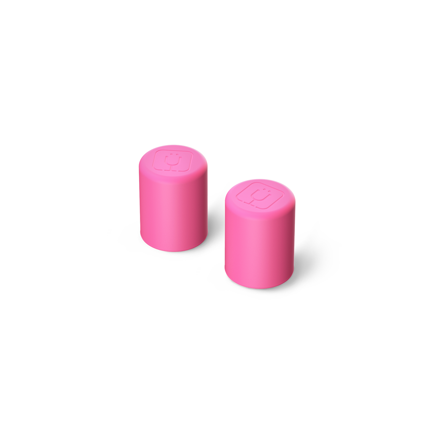 Magnetic Straw Cover Neon Pink | 2-Pack
