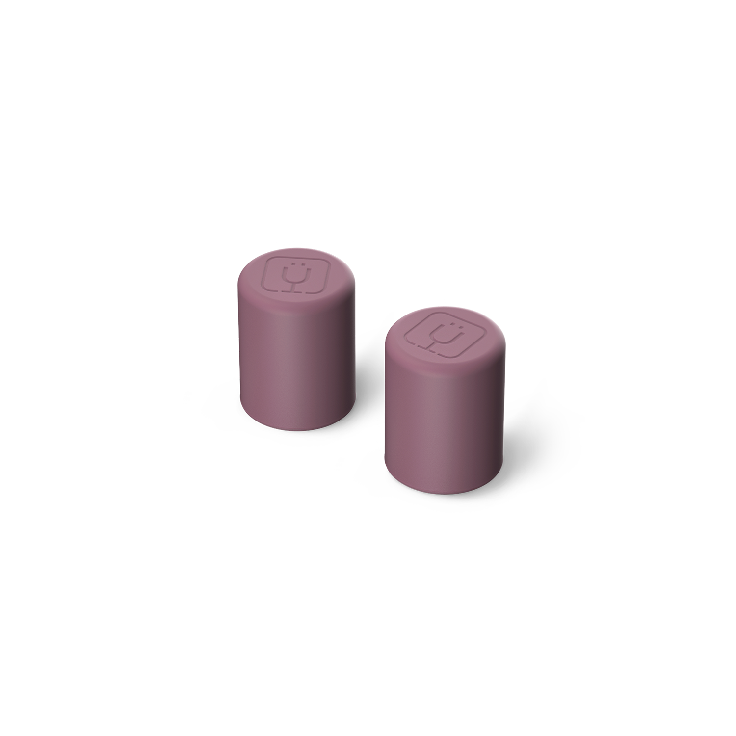 Magnetic Straw Cover Rose Taupe | 2-Pack