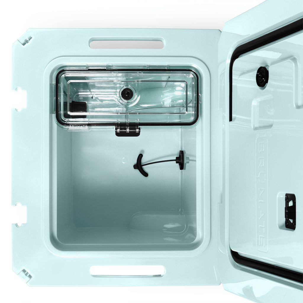 BrüTank 35-Quart Rolling Cooler Blue Agave