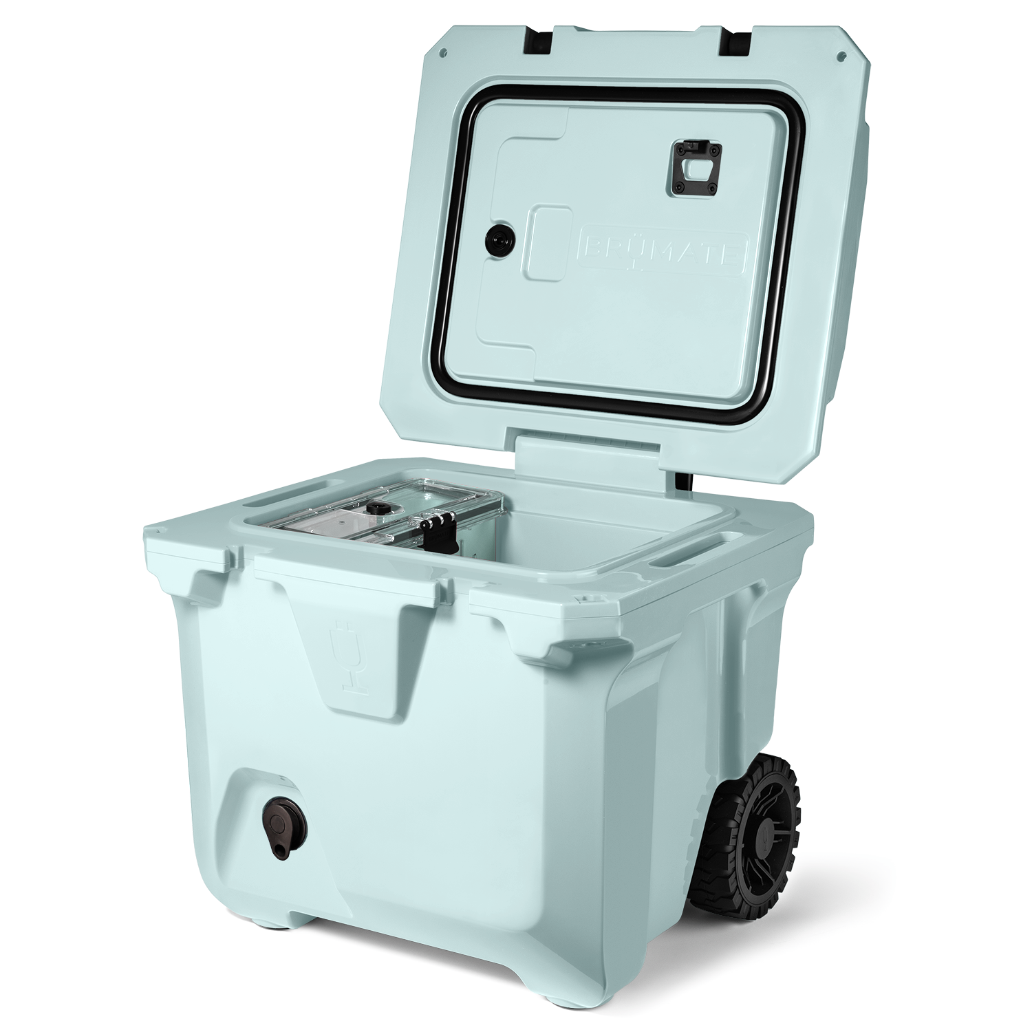 BrüTank 35-Quart Rolling Cooler Blue Agave