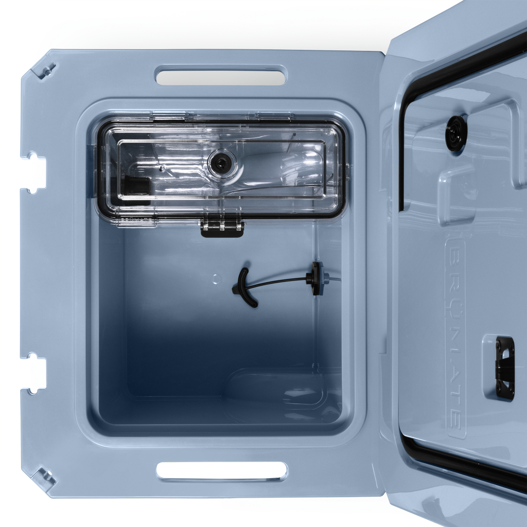 BrüTank 35-Quart Rolling Cooler Denim