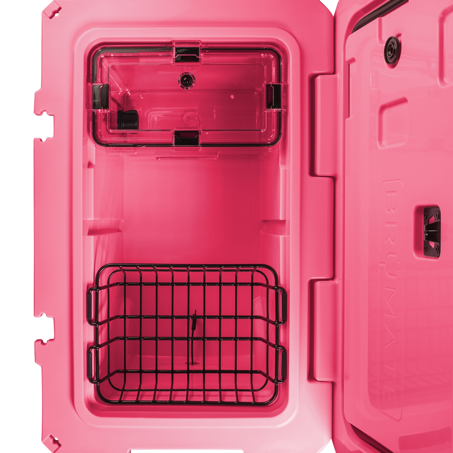 BrüTank 55-Quart Rolling Cooler Neon Pink