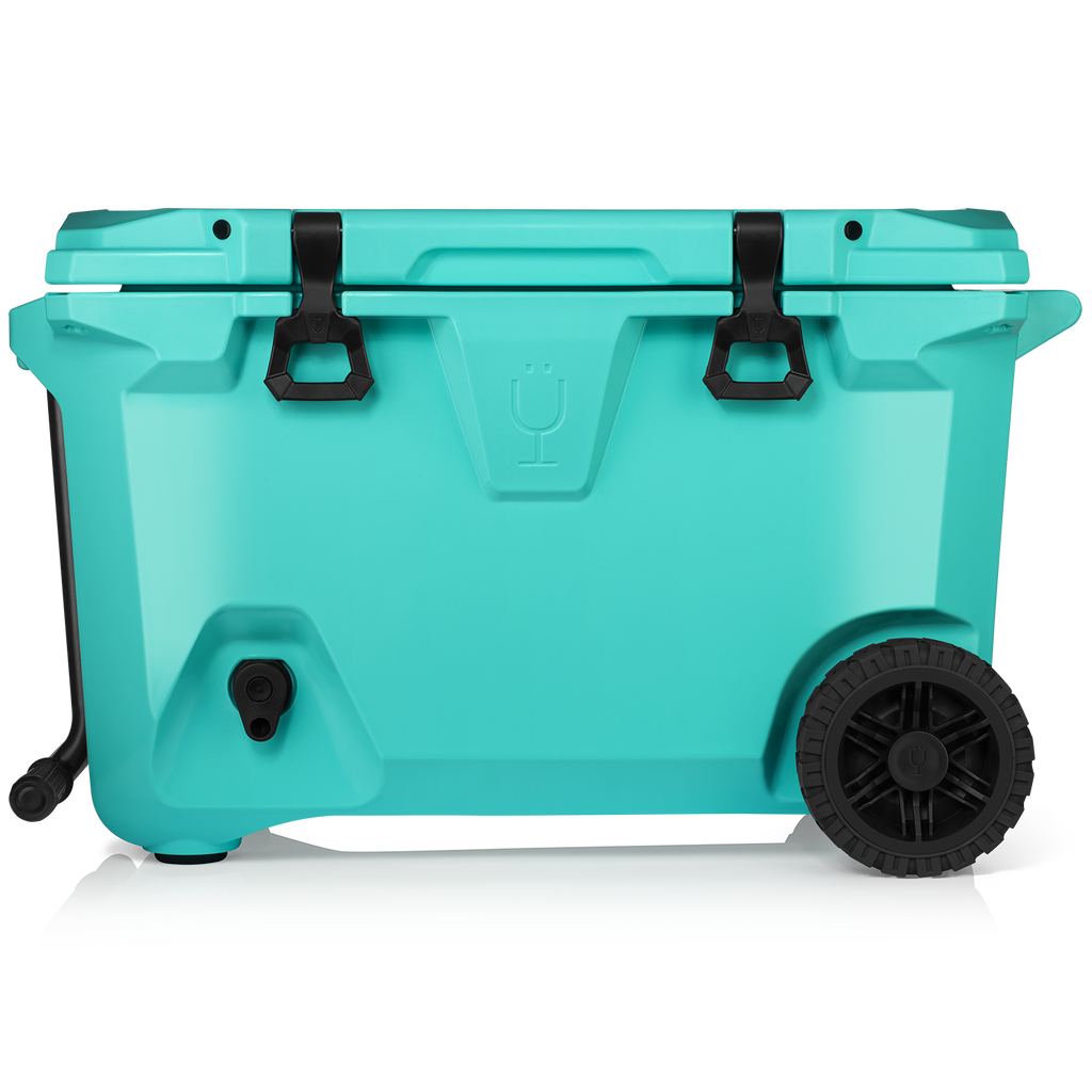 BrüTank 55-Quart Rolling Cooler Aqua