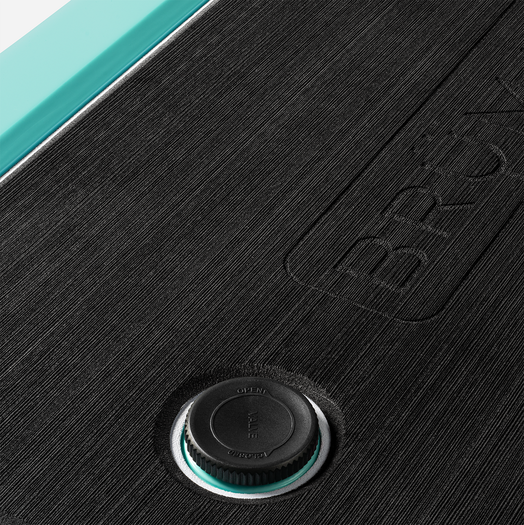 BrüTank 55-Quart Rolling Cooler Aqua