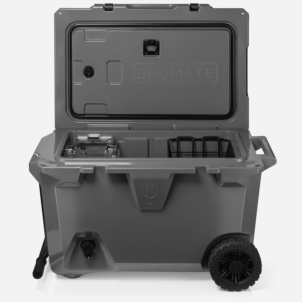 BrüTank 55-Quart Rolling Cooler Charcoal