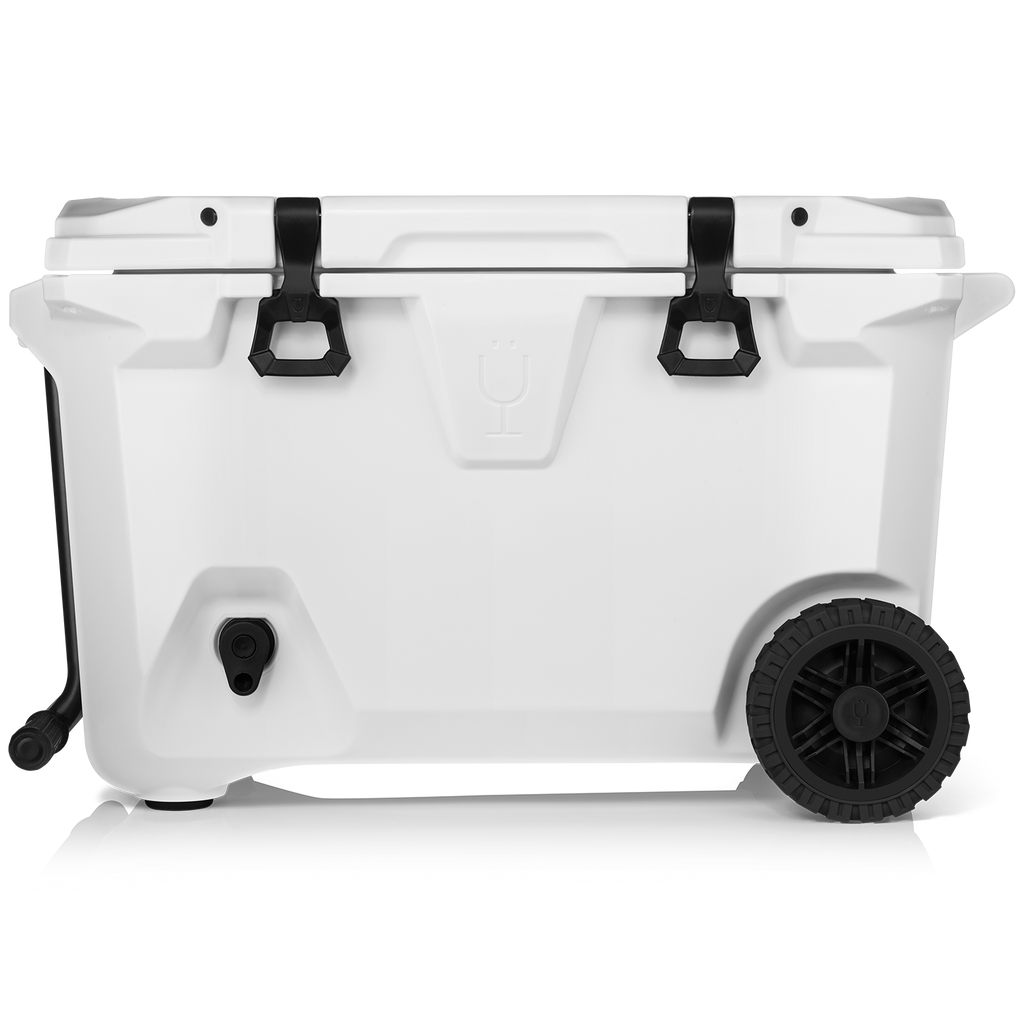 BrüTank 55-Quart Rolling Cooler Ice White