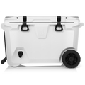 BrüTank 55-Quart Rolling Cooler Ice White