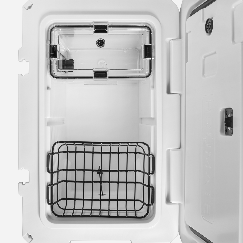 BrüTank 55-Quart Rolling Cooler Ice White