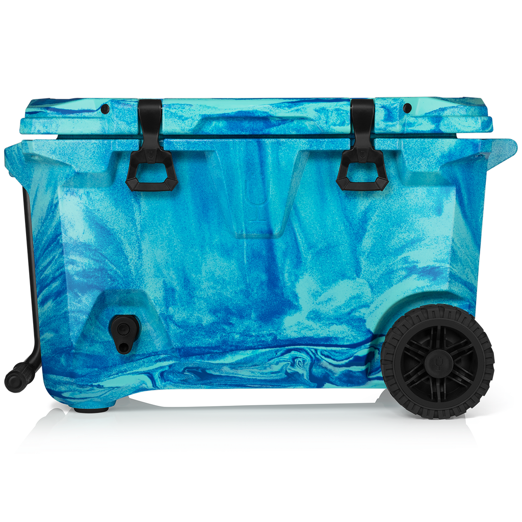 BrüTank 55-Quart Rolling Cooler Ocean Swirl