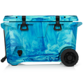 BrüTank 55-Quart Rolling Cooler Ocean Swirl