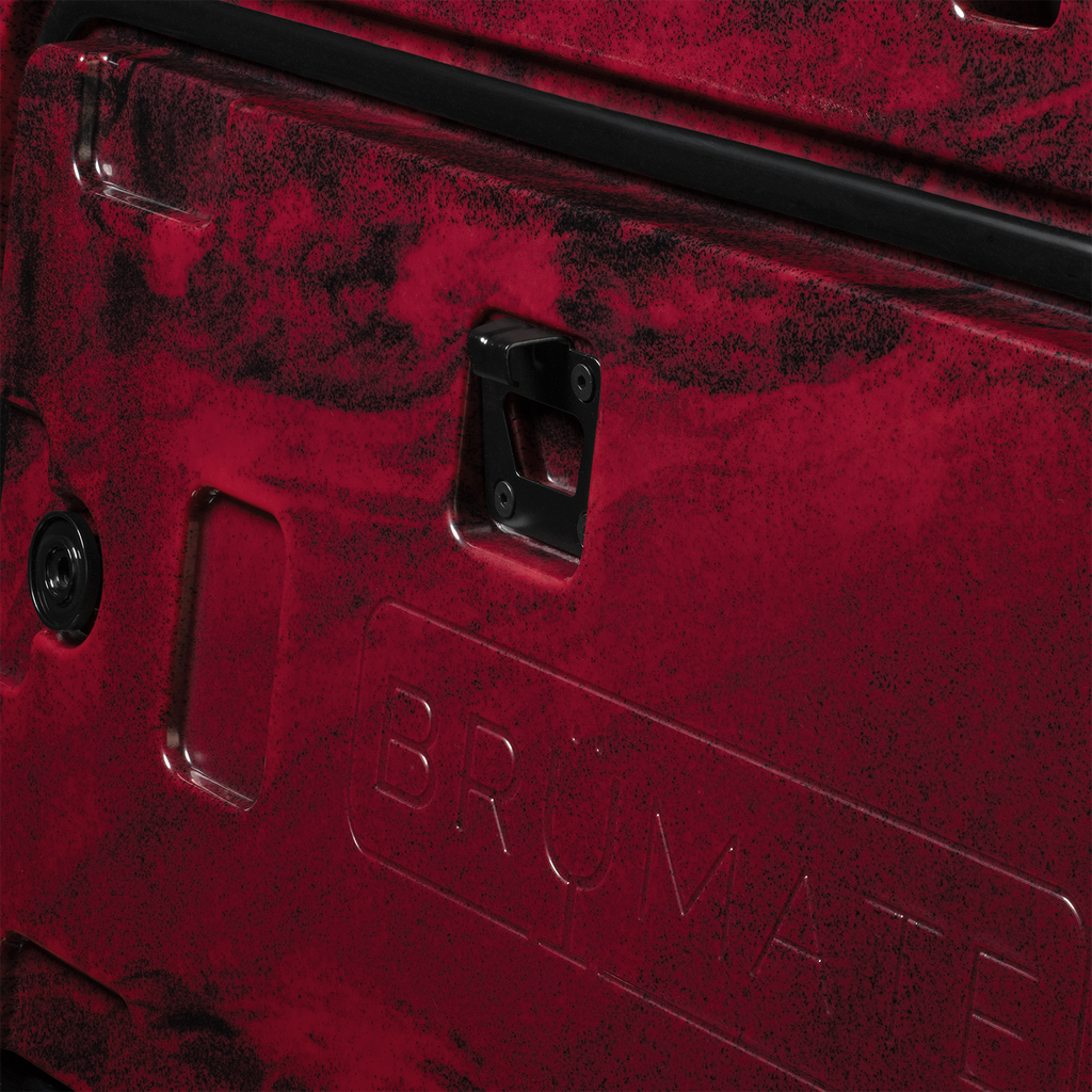 BrüTank 55-Quart Rolling Cooler Red &amp; Black Swirl