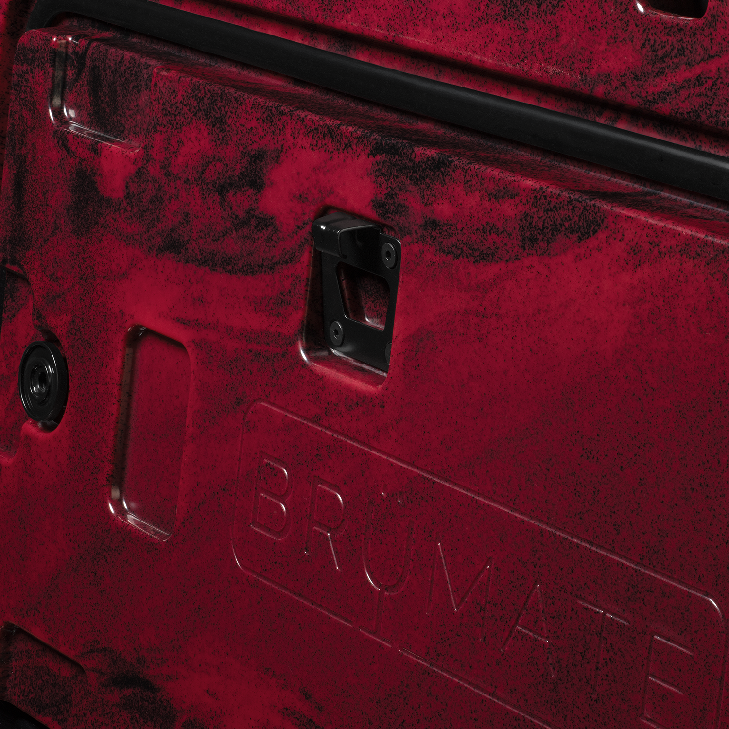 BrüTank 55-Quart Rolling Cooler Red &amp; Black Swirl