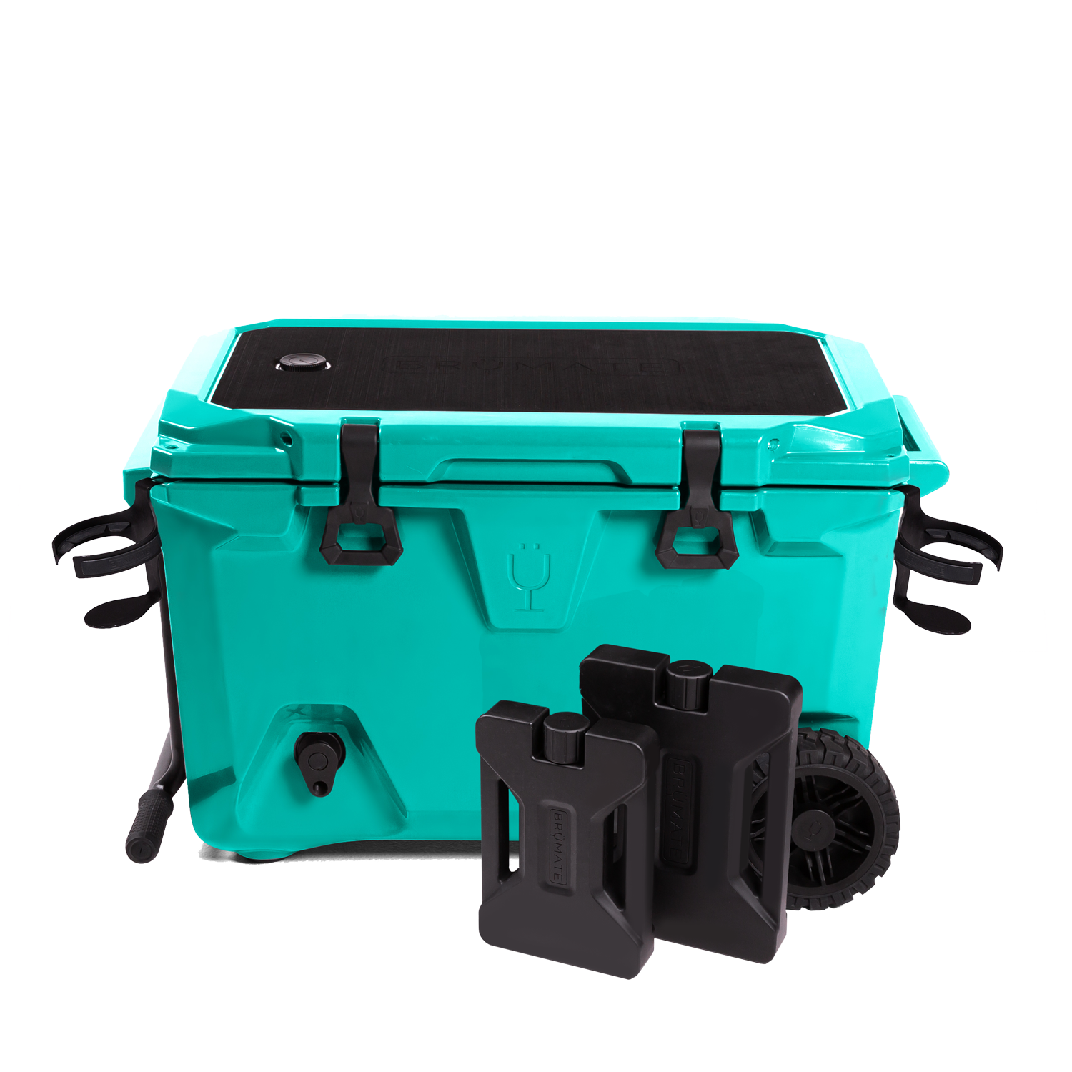 BrüTank Double Drink Holder Bundle Aqua