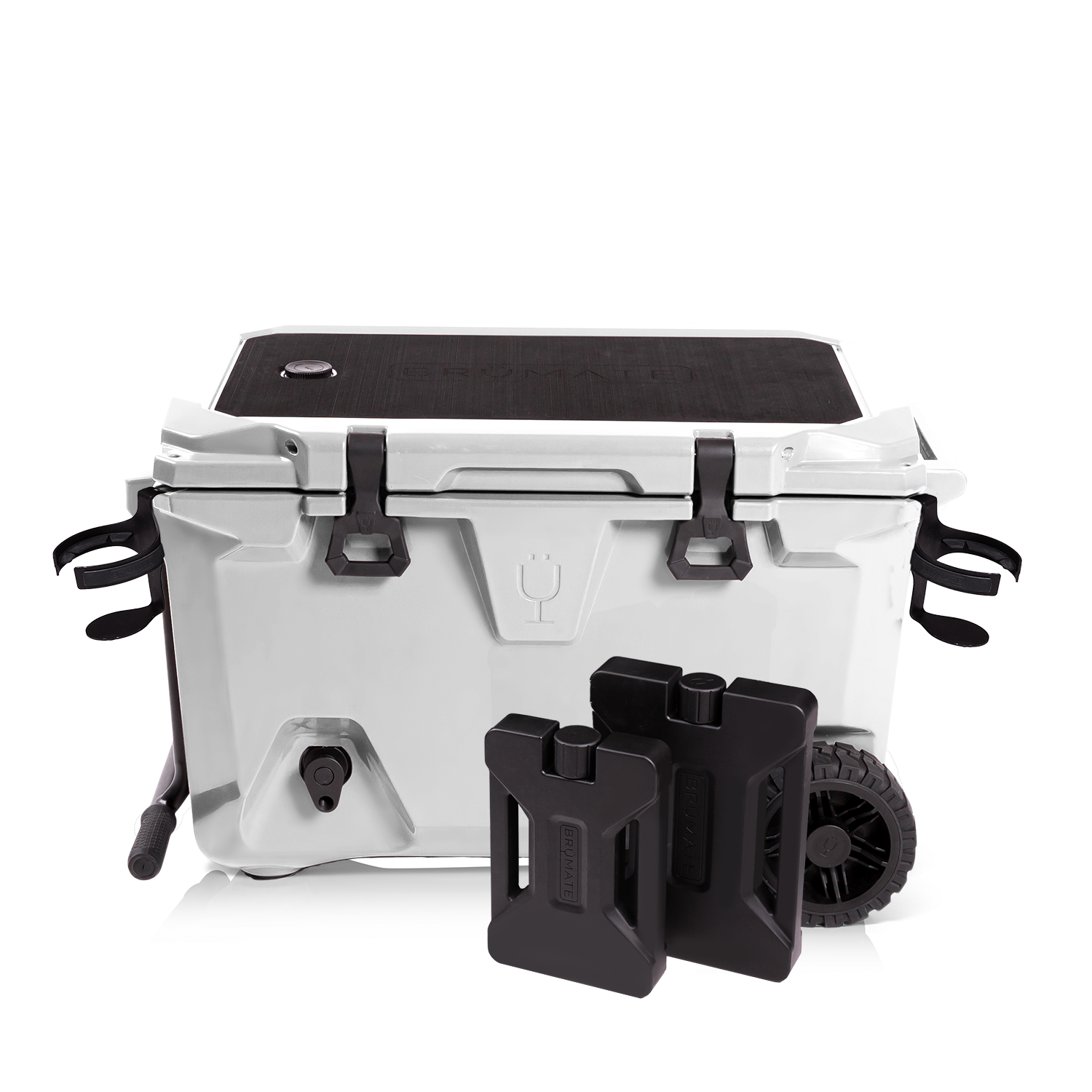BrüTank Double Drink Holder Bundle Ice White