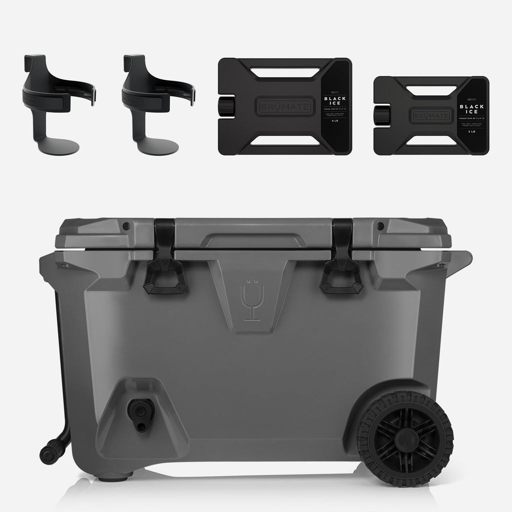 BrüTank Double Drink Holder Bundle Charcoal