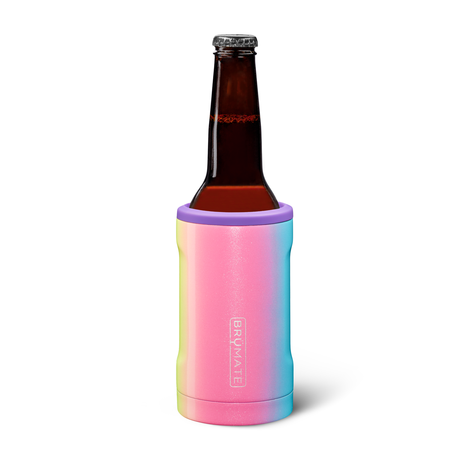 Hopsulator Bottl Glitter Rainbow | 12oz Bottles
