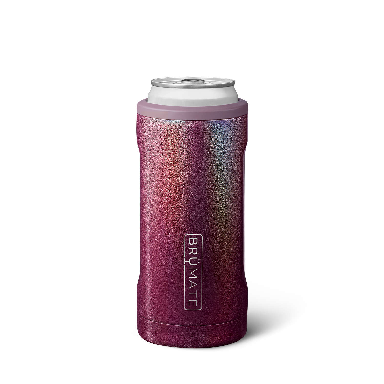 Hopsulator Slim Glitter Merlot | 12oz Slim Cans
