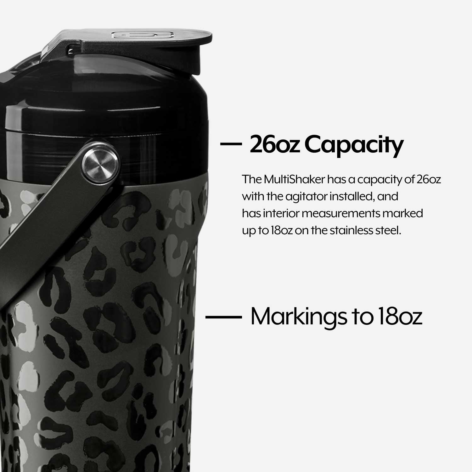 MultiShaker Onyx Leopard | 26oz